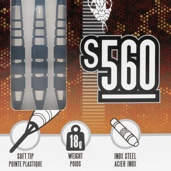 3 FLECHETTES POINTES PLASTIQUE S560
