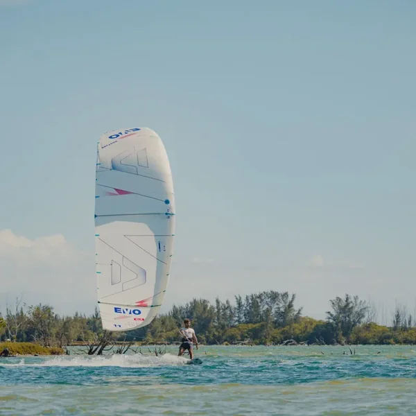 Aile de kitesurf duotone evo sls blanc 2025