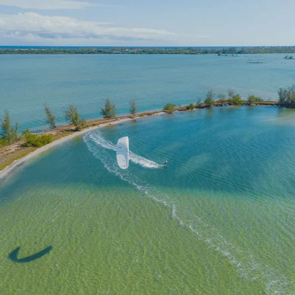 Aile de kitesurf duotone evo sls blanc 2025