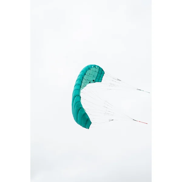 Aile de traction 1m2 avec barre, 100 vert