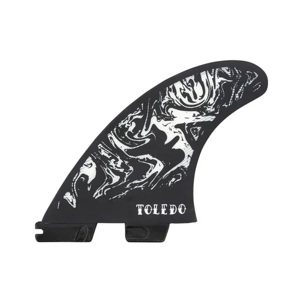 Ailerons SURF FCS II Felipe Toledo PC black/white Thruster