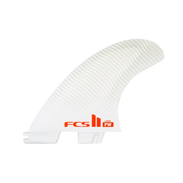 Ailerons SURF FCS II Firewire PC blanc Thruster