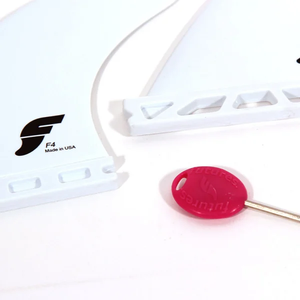 AILERONS SURF FUTURES FINS F4 THERMOTECH BLANC Thruster