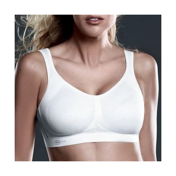 Anita Active Contrôle aérien Delta trail blanc soutien-gorge de sport