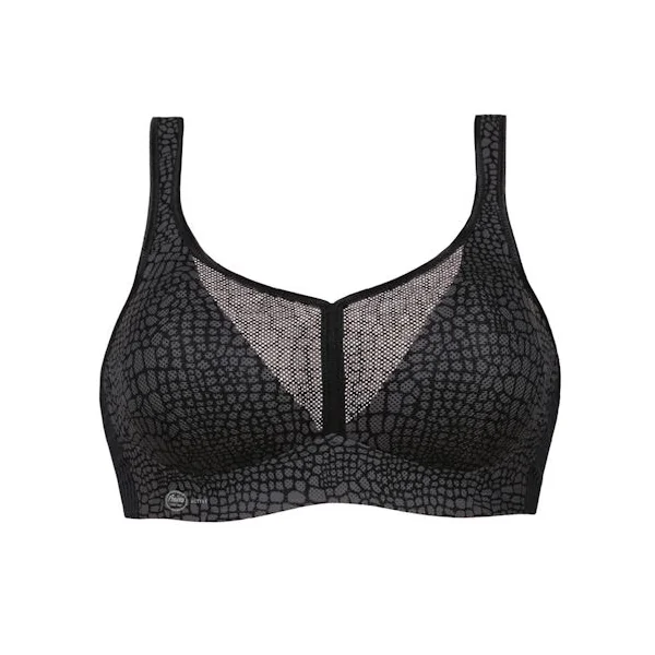 Anita Active Contrôle aérien Delta trail noir/print soutien-gorge de sport