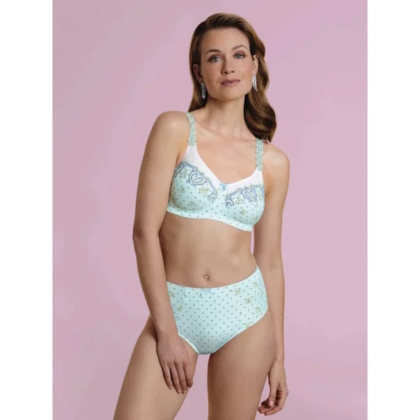 Anita Belvedere bleu/print haut slip