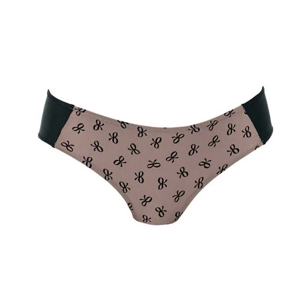 Anita Maternité Miss Ribbon noir/gris slip de maternité