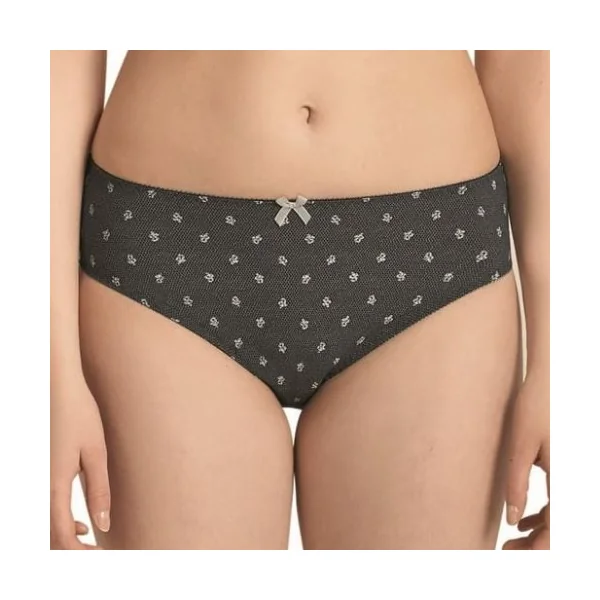 Anita Versailles noir/print slip