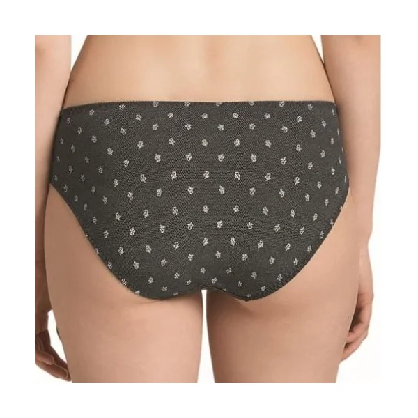 Anita Versailles noir/print slip
