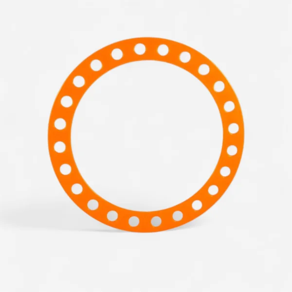 Anneau wind ring à trous 32 cm Mister Babache - orange