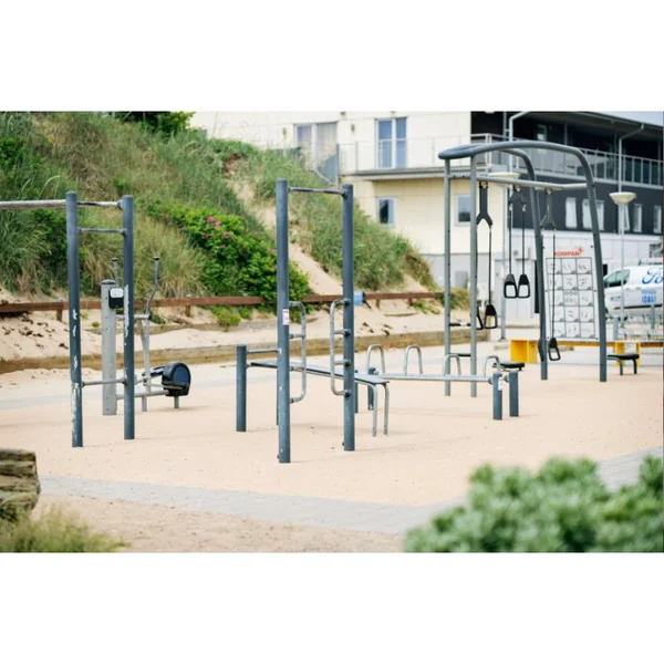 Appareil de musculation extérieur Kompan - Barre traction & push up