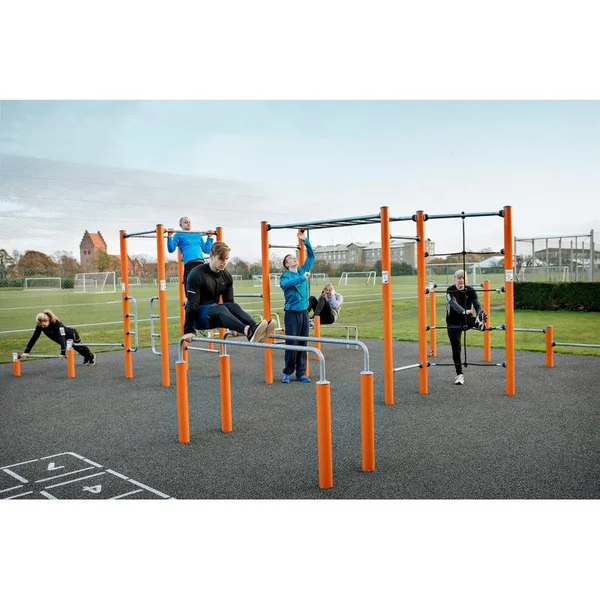 Appareil de musculation extérieur Kompan - Barres parallèles