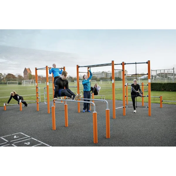 Appareil de musculation extérieur Kompan - Barres parallèles