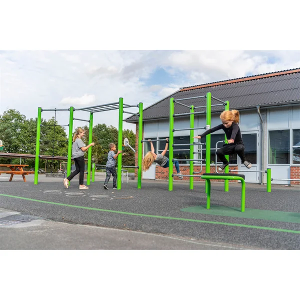 Appareil de musculation extérieur Kompan - Circuit 3 postes