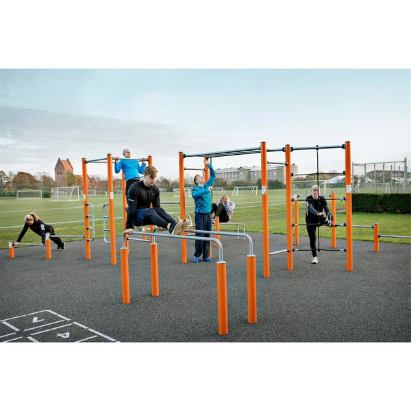 Appareil de musculation extérieur Kompan - Circuit 3 postes