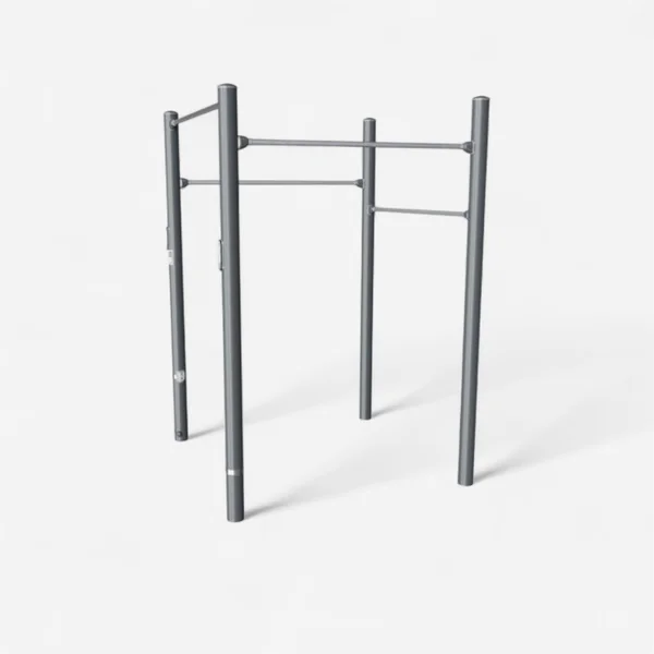 Appareil de musculation extérieur Kompan - Station à tractions carrée
