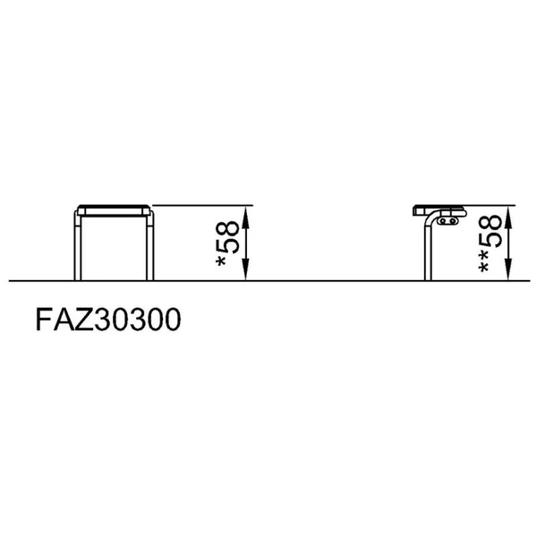 Appareil de musculation extérieur Kompan - Step 60Cm