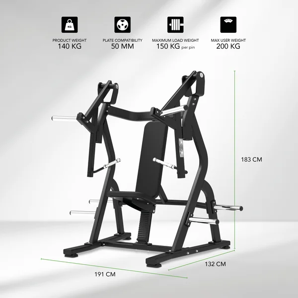 Appareil de musculation Tunturi - Platinum Chest Press Plate Loaded V-Series