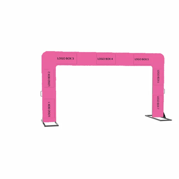 Arche rigide personnalisé hauteur 5 m Doublet - Entry XL