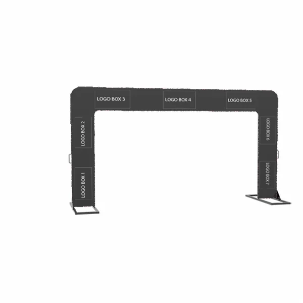 Arche rigide personnalisé hauteur 5 m Doublet - Entry XL