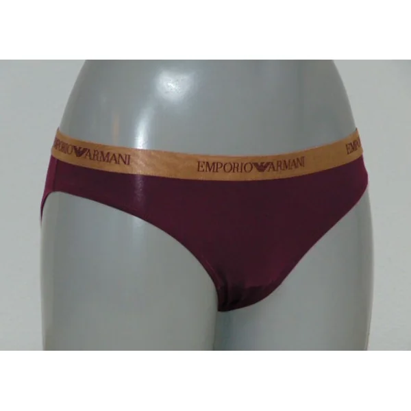 Armani Ladies Microfiber aubergine slip
