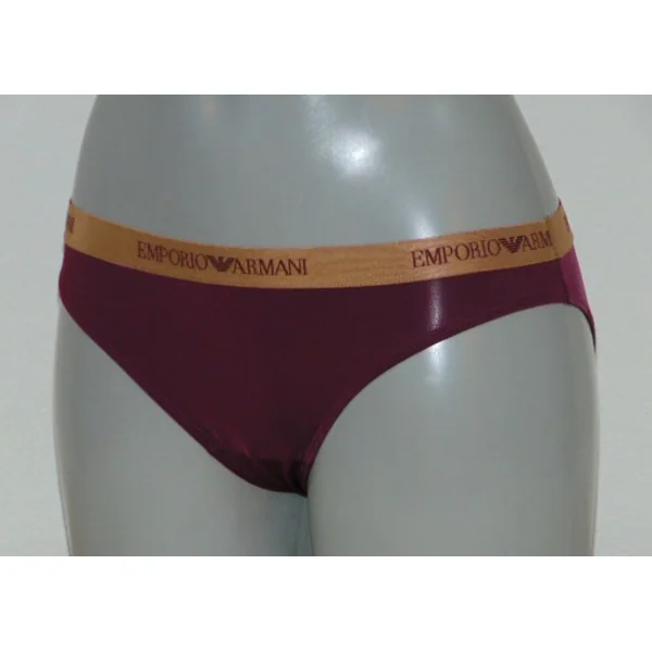 Armani Ladies Microfiber aubergine slip