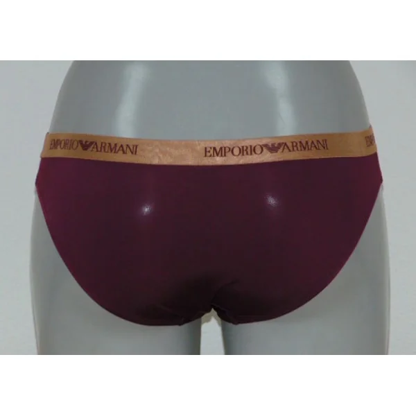 Armani Ladies Microfiber aubergine slip