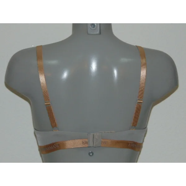 Armani Ladies Microfiber gris soutien-gorge rembourré