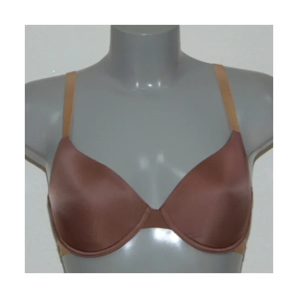 Armani Ladies Microfiber marron soutien-gorge rembourré