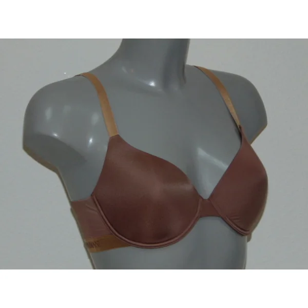 Armani Ladies Microfiber marron soutien-gorge rembourré