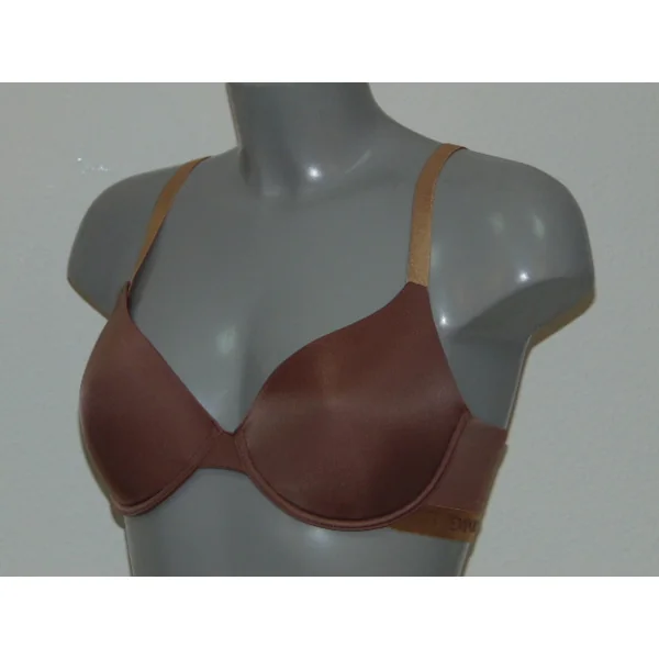 Armani Ladies Microfiber marron soutien-gorge rembourré