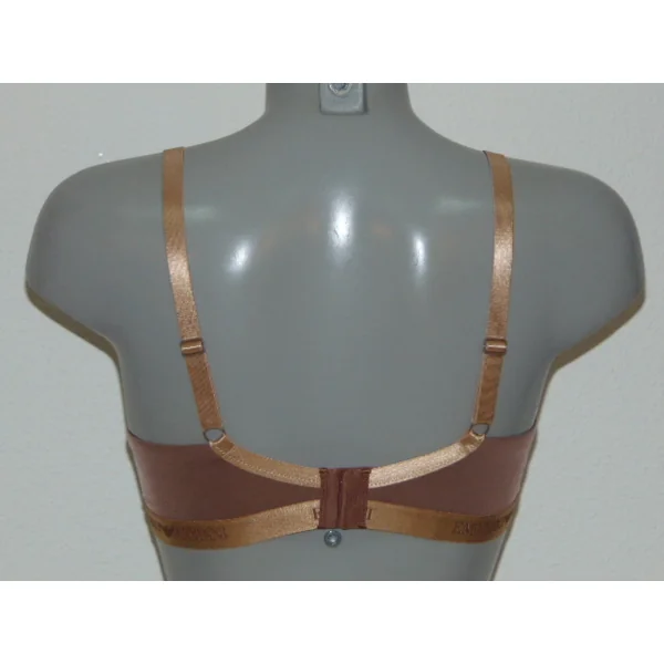 Armani Ladies Microfiber marron soutien-gorge rembourré
