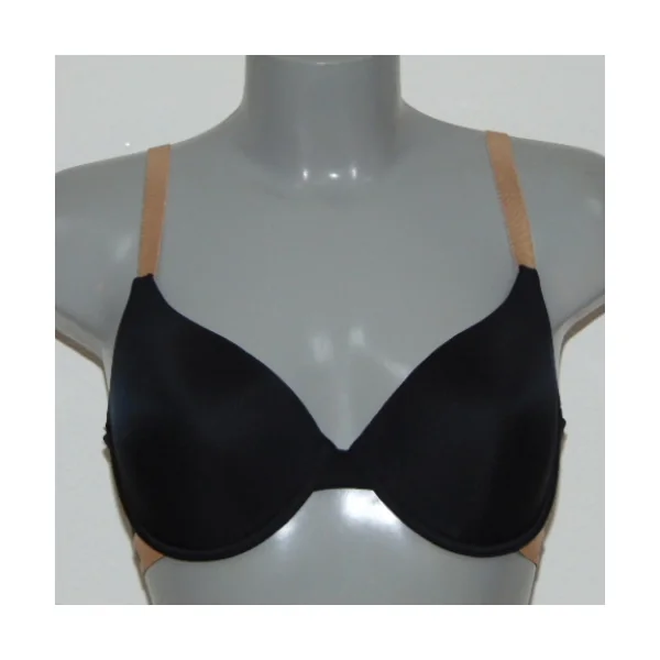 Armani Ladies Microfiber noir soutien-gorge rembourré
