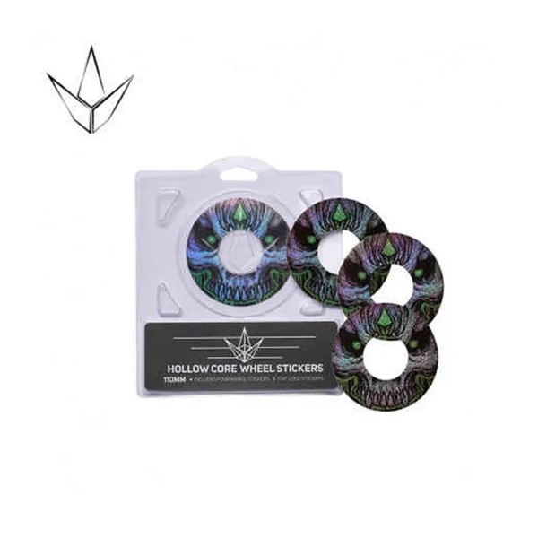 Autocollant Roue Trottinette BLUNT 110mm Hollow Skull