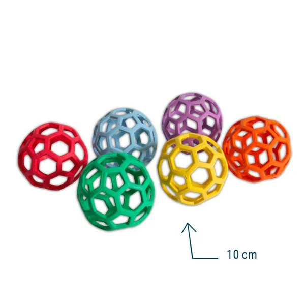 Balle ouverte baby gym 10 cm Megaform - Lot De 6