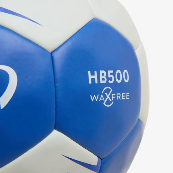 Ballon de handball sans résine taille 3 - Waxfree V2 bleu / blanc