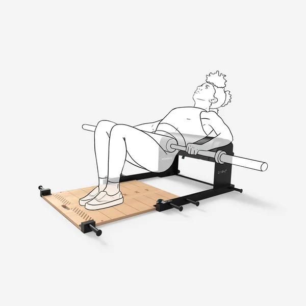 Banc de musculation fessiers et bas du corps - hip thrust bench
