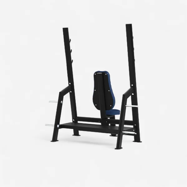 Banc de musculation Laroq - Banc développé Assis Noir