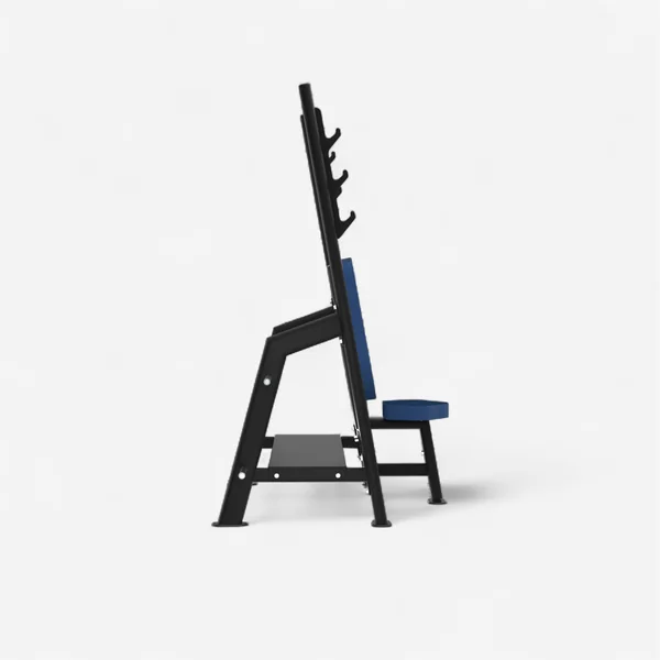 Banc de musculation Laroq - Banc développé Assis Noir