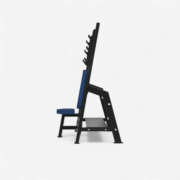Banc de musculation Laroq - Banc développé Assis Noir