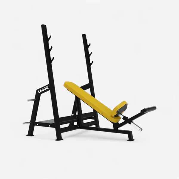 Banc de musculation Laroq - Banc développé Incliné jaune
