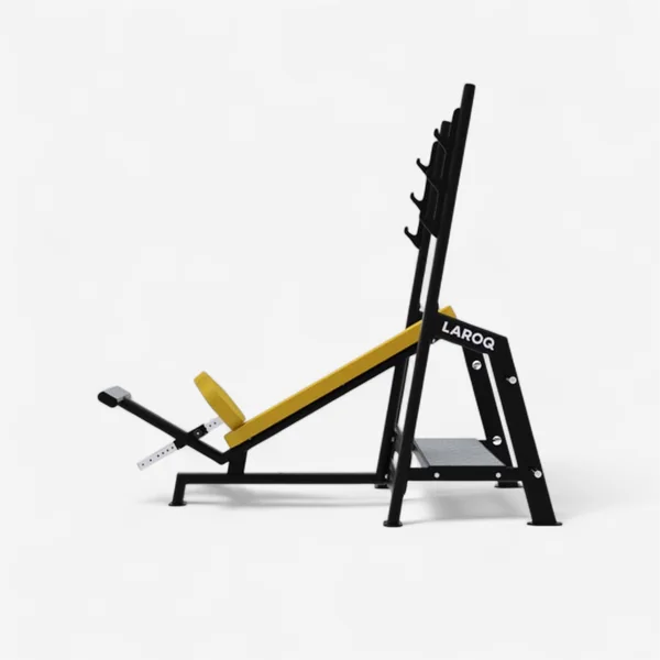Banc de musculation Laroq - Banc développé Incliné jaune