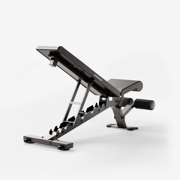 Banc de musculation renforcé, inclinable et déclinable