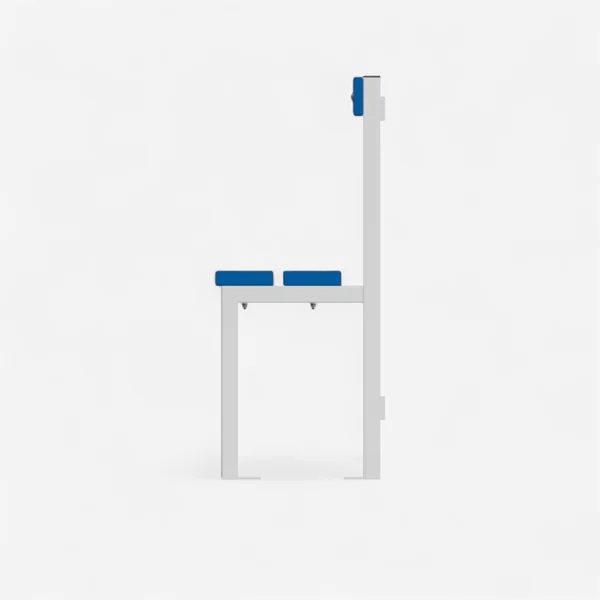 Banc mural Metaluplast - Fixation Mur/Sol