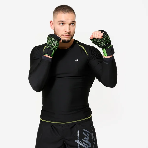 Bandes de boxe 4,5m, verte et noir
