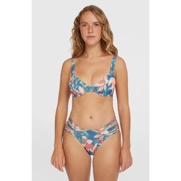 Bas de bikini avec bandes Boulders | Blue Painted Tropics