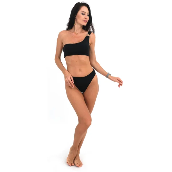 Bas de bikini Paros noir avec anneau