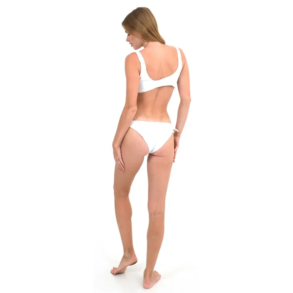 Bas de maillot noué blanc