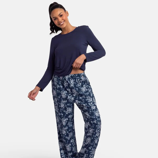 Bas de pyjama fleurie Dorina