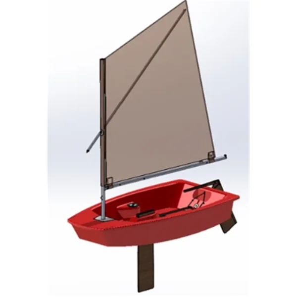 Bateau optimist OPTILENE EPLAST - Version C - Prêt à naviguer